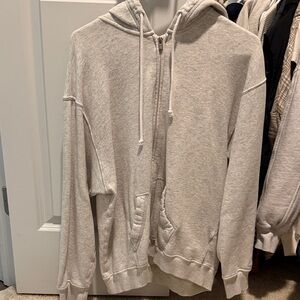 Womens Gray Hoodie Sweater